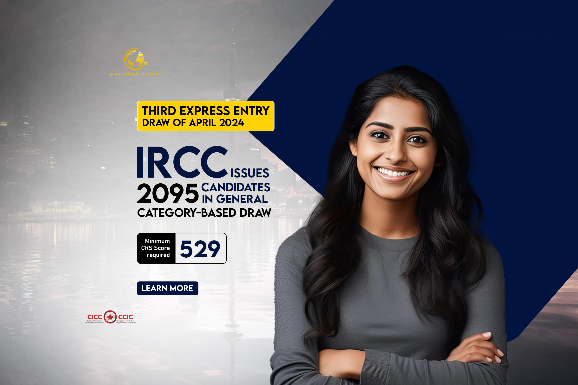 IRCC called out 2095 Invitations in General Category-Based Draw – Opportunity: Third Express Entry Draw of April 2024